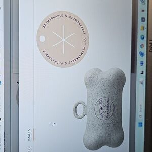 New in Package Petmarkable Complete Earth-Conscious Dog Waste Kit + Box of Bags